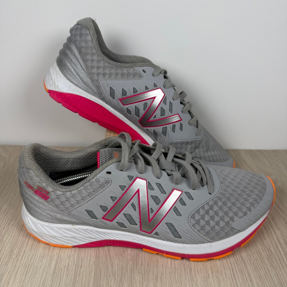 New Balance FuelCore Urge v2 Grey Pink Orange Running Shoes WURGELX2 Womens 9.5